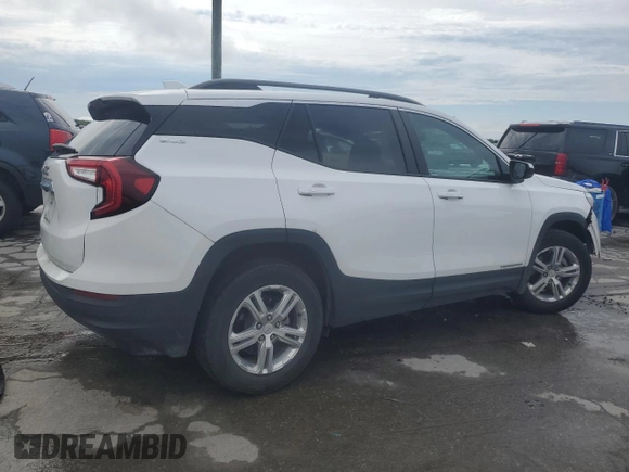 2022 GMC Terrain SLE z VIN 3GKALMEV6NL272316, wystawiony jako Copart lot #60375225 z przebiegiem 30 320 mil mil oraz Szkoda całkowita • Salvage title. Historia ofert i sprzedaży dostępna na DreamBid. Obrazek 3.