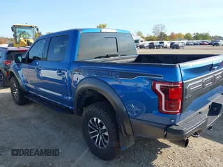 2019 Ford F-150 Raptor with VIN 1FTFW1RG7KFA15755, listed as a IAAI auction lot 40604769 with 34,627 mi miles. Bid and sale history available at carsss.com. Image 3.