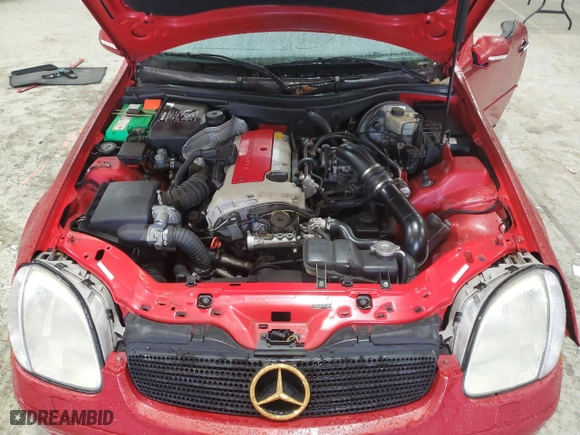 1999 Mercedes-Benz SLK-Class with VIN WDBKK47F1XF106192, listed as a Copart auction lot 85040874 with 190,128 mi miles and Salvage Title. Bid and sale history available at carsss.com. Image 13.