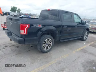 2017 Ford F-150 XL with VIN 1FTEW1EP1HFA58630, listed as a IAAI auction lot 42526747 with 182,514 mi miles and . Bid and sale history available at DreamBid. Image 4.