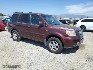 2007 Honda Pilot EX with VIN 5FNYF28497B041940, listed as a Copart auction lot 53581635 with 221,572 mi miles and Clean Title. Bid and sale history available at carsss.com. Image 4.