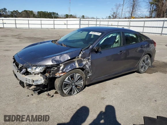 2017 Honda Civic Sedan EX-T with VIN 19XFC1F3XHE024656, listed as a Copart auction lot 45281715 with 106,771 mi miles and Salvage Title. Bid and sale history available at carsss.com. Image 1.
