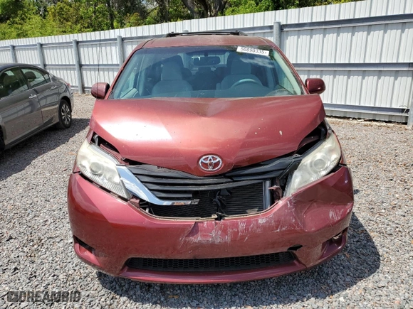 2011 Toyota Sienna LE AAS with VIN 5TDKK3DCXBS031720, listed as a Copart auction lot 50890335 with 171,707 mi miles and Non Repairable. Bid and sale history available at carsss.com. Image 5.