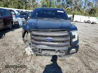 2015 Ford F-150 XLT with VIN 1FTEW1EG2FFB94763, listed as a Copart auction lot 45624385 with 173,654 mi miles and Salvage Title. Bid and sale history available at carsss.com. Image 5.
