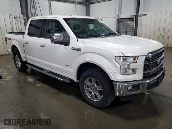 2015 Ford F-150 XLT with VIN 1FTEW1EG5FFA25014, listed as a Copart auction lot 58735625 with 146,657 mi miles and Salvage title. Bid and sale history available at DreamBid. Image 4.