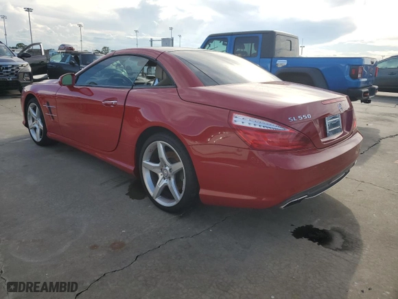 2013 Mercedes-Benz SL-Class SL 550 with VIN WDDJK7DA5DF019307, listed as a Copart auction lot 73842824 with 0 mi miles and Non Repairable. Bid and sale history available at carsss.com. Image 2.