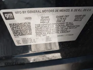 2024 GMC Terrain SLT with VIN 3GKALPEG7RL155157, listed as a IAAI auction lot 42697850 with 40,953 mi miles and . Bid and sale history available at DreamBid. Image 9.