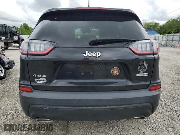 2022 Jeep Cherokee Latitude Lux with VIN 1C4PJMMX5ND500116, listed as a Copart auction lot 55146115 with Not provided miles and Salvage title. Bid and sale history available at DreamBid. Image 6.