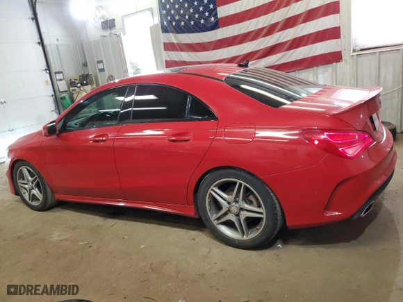 2014 Mercedes-Benz CLA-Class CLA 250 with VIN WDDSJ4GB6EN091425, listed as a Copart auction lot 49052925 with 135,765 mi miles and Salvage Title. Bid and sale history available at carsss.com. Image 2.
