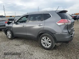 2016 Nissan Rogue SV with VIN KNMAT2MV3GP612157, listed as a Copart auction lot 49903025 with 0 mi miles and Salvage Title. Bid and sale history available at carsss.com. Image 2.