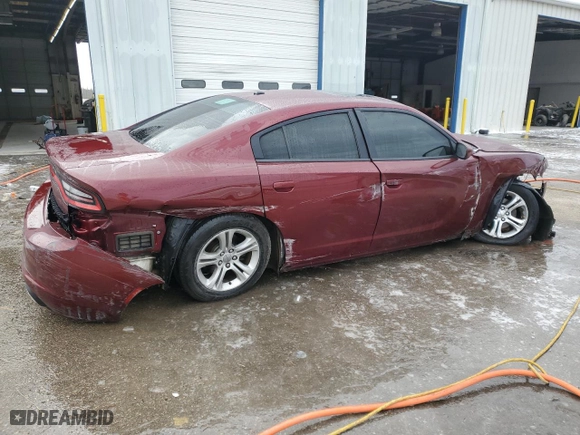 2019 Dodge Charger SXT with VIN 2C3CDXBG7KH656784, listed as a Copart auction lot 42005395 with 103,477 mi miles and Salvage Title. Bid and sale history available at carsss.com. Image 3.