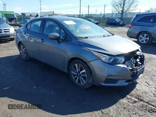 2021 Nissan Versa SV with VIN 3N1CN8EV0ML819040, listed as a IAAI auction lot 41878510 with 80,778 mi miles. Bid and sale history available at carsss.com. Image 1.