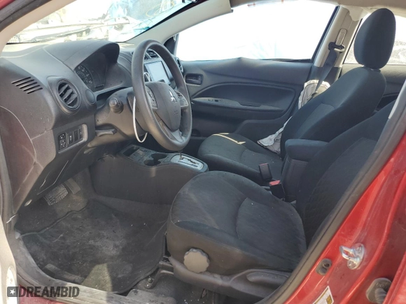 2021 Mitsubishi Mirage ES with VIN ML32AUHJ8MH007878, listed as a Copart auction lot 49356785 with 103,550 mi miles and Salvage Title. Bid and sale history available at carsss.com. Image 7.