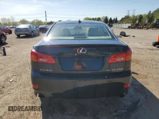 2008 Lexus IS 250 with VIN JTHCK262385019893, listed as a Copart auction lot 55444735 with 118,791 mi miles and Salvage title. Bid and sale history available at DreamBid. Image 6.
