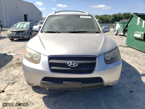 2007 Hyundai Santa Fe GLS with VIN 5NMSG13DX7H084556, listed as a Copart auction lot 52972175 with 190,494 mi miles and Clean Title. Bid and sale history available at carsss.com. Image 5.