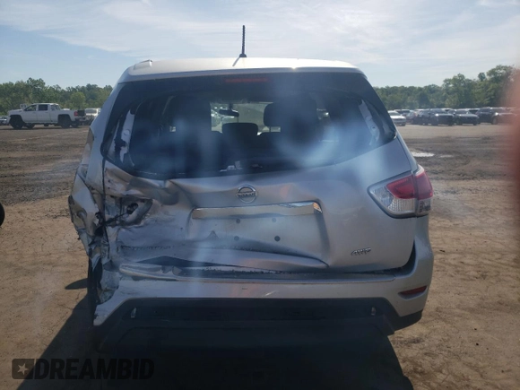 2014 Nissan Pathfinder S with VIN 5N1AR2MM6EC653551, listed as a Copart auction lot 58373825 with 159,300 mi miles and Salvage title. Bid and sale history available at DreamBid. Image 6.