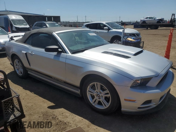 2014 Ford Mustang V6 with VIN 1ZVBP8EM1E5267136, listed as a Copart auction lot 58243345 with 62,751 mi miles and Salvage title. Bid and sale history available at DreamBid. Image 4.