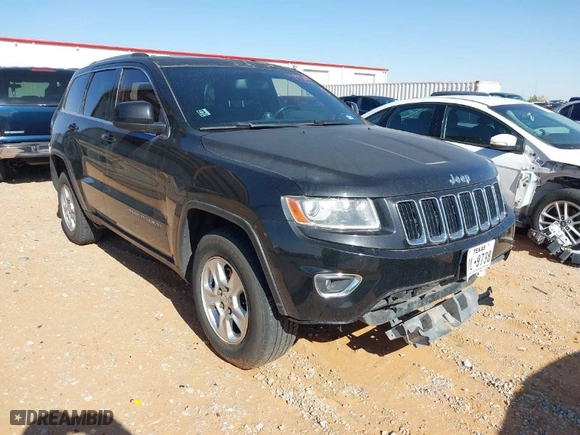 2014 Jeep Grand Cherokee Laredo with VIN 1C4RJEAG1EC348070, listed as a IAAI auction lot 41950898 with 129,883 mi miles. Bid and sale history available at carsss.com. Image 1.