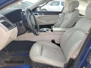 2017 Genesis G80 3.8L with VIN KMHGN4JE4HU188961, listed as a Copart auction lot 47688595 with 108,698 mi miles and Non Repairable. Bid and sale history available at DreamBid. Image 7.