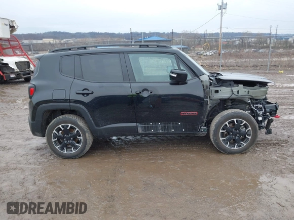 2023 Jeep Renegade Trailhawk with VIN ZACNJDC10PPP73292, listed as a IAAI auction lot 41661916 with 19,192 mi miles and . Bid and sale history available at DreamBid. Image 14.