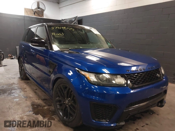2016 Land Rover Range Rover Sport SVR with VIN SALWZ2EF4GA563946, listed as a IAAI auction lot 37919855 with Not provided miles and . Bid and sale history available at DreamBid. Image 1.