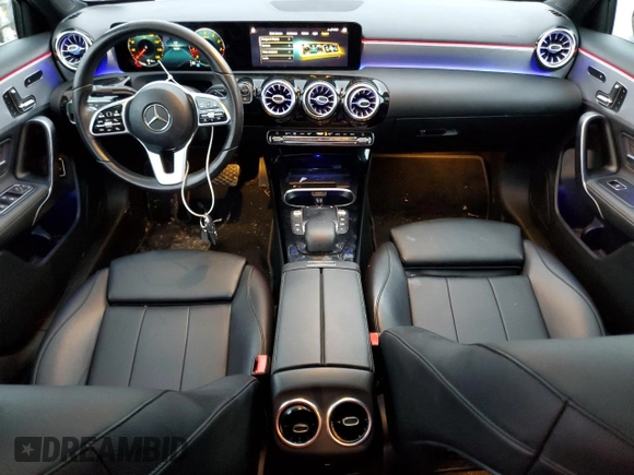 2021 Mercedes-Benz A 220 with VIN W1K3G4EB1MJ290281, listed as a Copart auction lot 42483265 with 53,233 mi miles and Salvage Title. Bid and sale history available at DreamBid. Image 8.