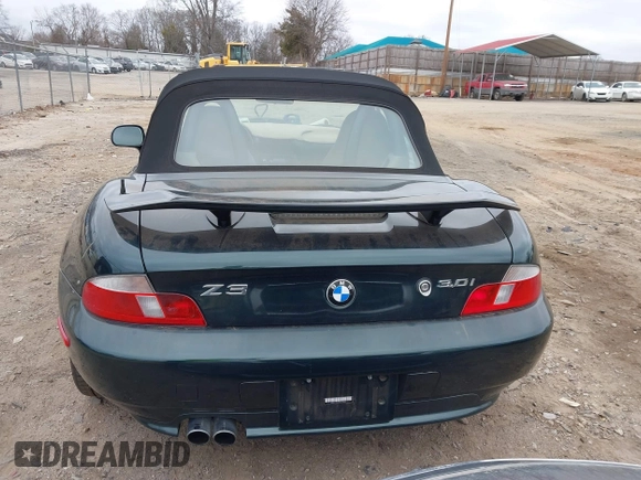 2001 BMW Z3 3.0 with VIN WBACN53471LL46781, listed as a IAAI auction lot 41553034 with 142,261 mi miles and . Bid and sale history available at DreamBid. Image 12.