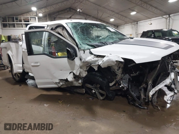 2015 Ford F-150 XLT with VIN 1FTEW1EP5FFB32595, listed as a IAAI auction lot 41477665 with 120,441 mi miles. Bid and sale history available at carsss.com. Image 1.