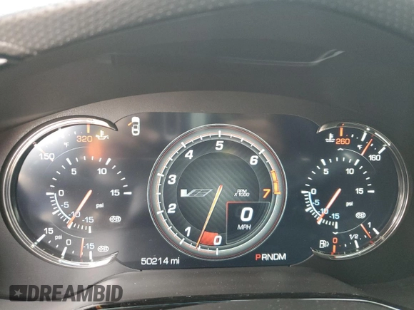 2019 Cadillac CTS-V z VIN 1G6A15S66K0102506, wystawiony jako Copart lot #43703775 z przebiegiem 50 214 mil mil oraz Tytuł czysty. Historia ofert i sprzedaży dostępna na DreamBid. Obrazek 9.