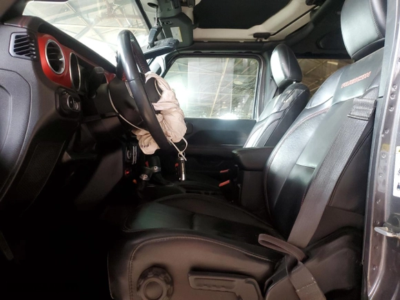 2019 Jeep Wrangler Unlimited Rubicon with VIN 1C4HJXFN1KW519098, listed as a Copart auction lot 47869125 with 113,109 mi miles and Salvage Title. Bid and sale history available at carsss.com. Image 7.