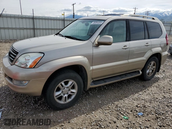 2004 Lexus GX 470 with VIN JTJBT20X840036305, listed as a Copart auction lot 56064085 with 215,194 mi miles and Clean Title. Bid and sale history available at DreamBid. Image 1.