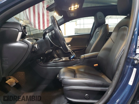 2020 Mercedes-Benz A 220 with VIN W1K3G4FB5LW046584, listed as a Copart auction lot 85710734 with 35,590 mi miles and Salvage Title. Bid and sale history available at DreamBid. Image 7.