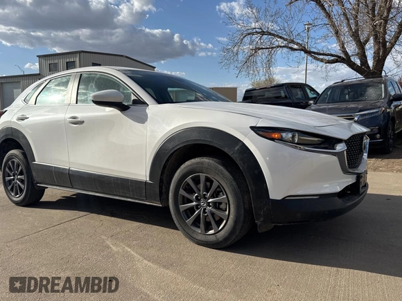 2021 Mazda CX-30 S with VIN 3MVDMAAL8MM226907, listed as a Copart auction lot 53000045 with 29,496 mi miles and Salvage Title. Bid and sale history available at DreamBid. Image 1.