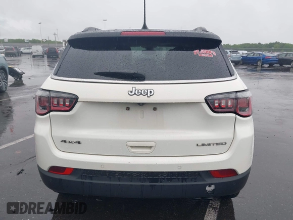 2018 Jeep Compass Limited with VIN 3C4NJDCB3JT222382, listed as a IAAI auction lot 42230237 with 72,708 mi miles and . Bid and sale history available at DreamBid. Image 16.