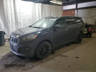 2020 Kia Sorento EX V6 with VIN 5XYPHDA52LG705650, listed as a Copart auction lot 52375305 with 76,864 mi miles and Salvage Title. Bid and sale history available at carsss.com. Image 1.