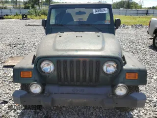 2001 Jeep Wrangler Sahara with VIN 1J4FA59S61P373670, listed as a Copart auction lot 74060614 with 176,111 mi miles and Clean Title. Bid and sale history available at carsss.com. Image 5.