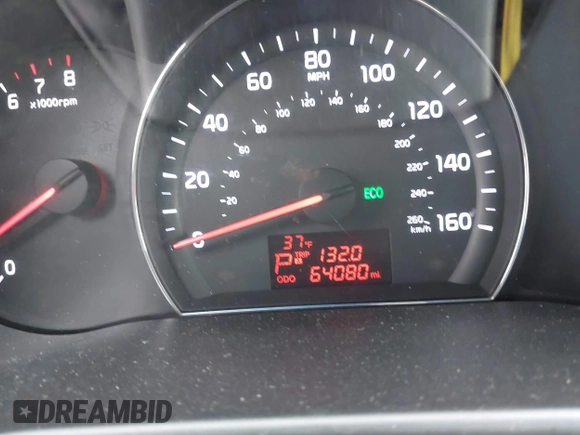 2014 Kia Sorento LX with VIN 5XYKT4A7XEG482738, listed as a IAAI auction lot 41295018 with 64,080 mi miles and . Bid and sale history available at carsss.com. Image 16.