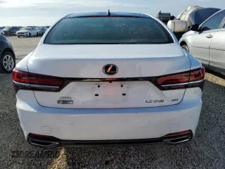 2018 Lexus LS with VIN JTHC51FFXJ5001370, listed as a Copart auction lot 75044264 with 6,862 mi miles and Non Repairable. Bid and sale history available at carsss.com. Image 6.