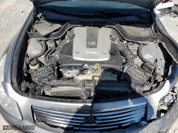 2007 Infiniti G35 Sedan Sport with VIN JNKBV61E27M725754, listed as a Copart auction lot 61097963 with 0 mi miles and Salvage Title. Bid and sale history available at carsss.com. Image 11.