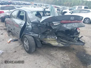 2024 Hyundai Elantra SE with VIN KMHLL4DG5RU774748, listed as a IAAI auction lot 41927787 with 21,604 mi miles and . Bid and sale history available at DreamBid. Image 3.