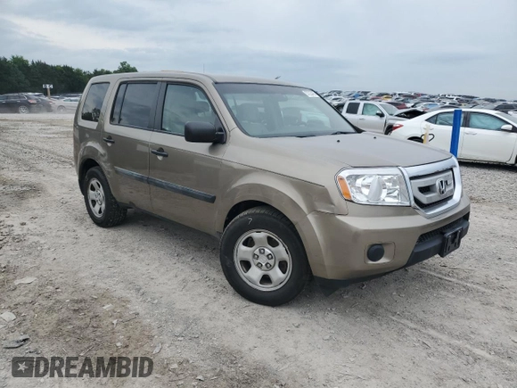 2011 Honda Pilot LX with VIN 5FNYF4H27BB053748, listed as a Copart auction lot 57223495 with 159,544 mi miles and Salvage title. Bid and sale history available at DreamBid. Image 4.