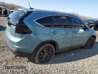 2014 Honda CR-V EX-L with VIN 2HKRM4H72EH647157, listed as a Copart auction lot 44168745 with 136,981 mi miles and Salvage Title. Bid and sale history available at carsss.com. Image 3.