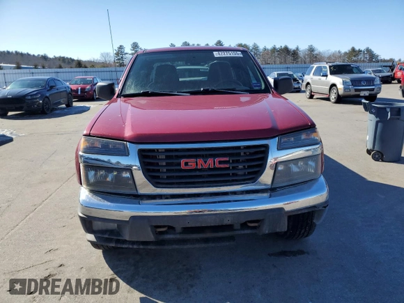 2006 GMC Canyon SLE1 with VIN 1GTDT196268217954, listed as a Copart auction lot 47275155 with 71,254 mi miles and Clean Title. Bid and sale history available at carsss.com. Image 5.