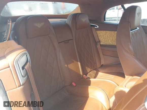 2012 Bentley Continental GT with VIN SCBGR3ZA1CC077130, listed as a IAAI auction lot 42138327 with 36,329 mi miles and . Bid and sale history available at DreamBid. Image 8.