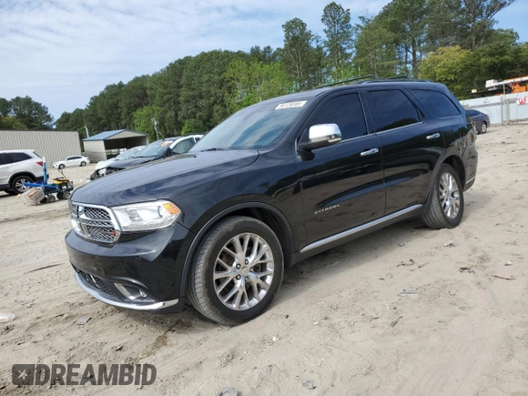 2014 Dodge Durango Citadel z VIN 1C4SDJET6EC267350, wystawiony jako Copart lot #56128585 z przebiegiem 259 339 mil mil oraz Szkoda całkowita • Salvage title. Historia ofert i sprzedaży dostępna na DreamBid. Obrazek 1.