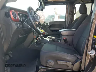 2020 Jeep Wrangler Unlimited Rubicon z VIN 1C4HJXFG4LW194482, wystawiony jako Copart lot #54494825 z przebiegiem 50 358 mil mil oraz Szkoda całkowita • Salvage title. Historia ofert i sprzedaży dostępna na DreamBid. Obrazek 7.