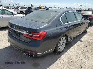 2018 BMW 7 Series ALPINA B7 xDrive with VIN WBA7F2C57JG424491, listed as a Copart auction lot 74594354 with 0 mi miles and Non Repairable. Bid and sale history available at carsss.com. Image 3.
