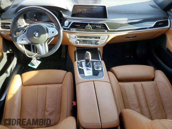 2020 BMW 7 Series 740i xDrive с VIN WBA7T4C07LGF97359, выставлен на аукционе Copart как лот 76987604 с пробегом Не указан миль и Списание • Salvage title. История ставок и продаж доступна на DreamBid. Изображение 8.