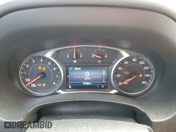2020 GMC Terrain SLE with VIN 3GKALTEV0LL330198, listed as a Copart auction lot 51266175 with 47,384 mi miles and Salvage title. Bid and sale history available at DreamBid. Image 9.
