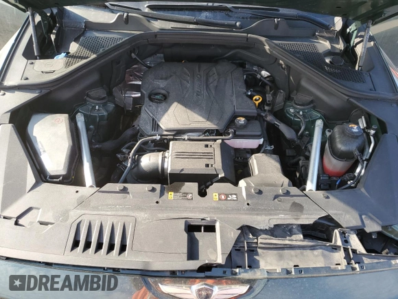 2022 Genesis GV80 with VIN KMUHBDSB1NU096639, listed as a Copart auction lot 47639035 with 25,105 mi miles and Salvage title. Bid and sale history available at DreamBid. Image 12.
